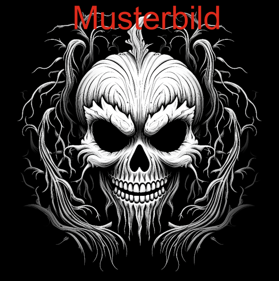 Halloween Untersetzer Kürbis Skulls personalisierbar - RJC - Circle