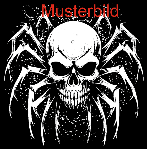 Halloween Untersetzer Kürbis Skulls personalisierbar - RJC - Circle