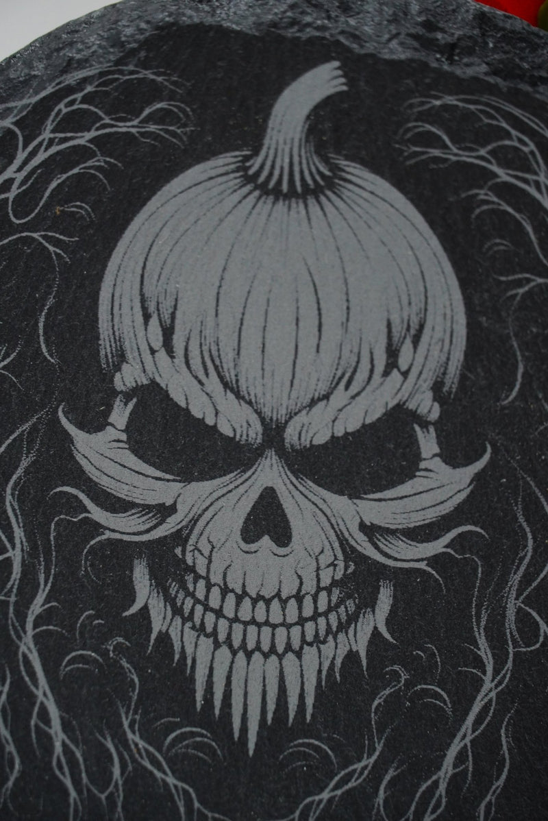 Halloween Untersetzer Kürbis Skulls personalisierbar - RJC - Circle