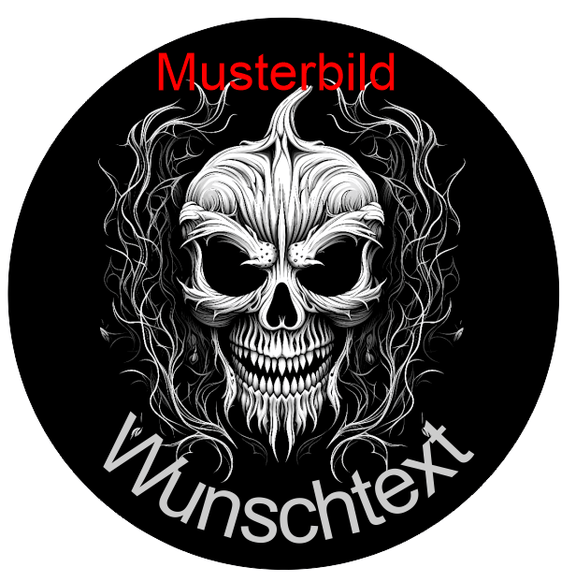 Halloween Untersetzer Kürbis Skulls personalisierbar - RJC - Circle