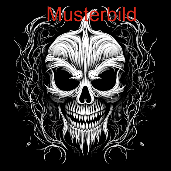 Halloween Untersetzer Kürbis Skulls personalisierbar - RJC - Circle