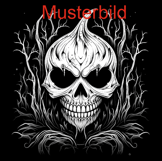 Halloween Untersetzer Kürbis Skulls personalisierbar - RJC - Circle