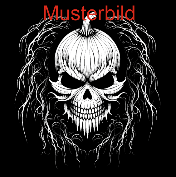 Halloween Untersetzer Kürbis Skulls personalisierbar - RJC - Circle