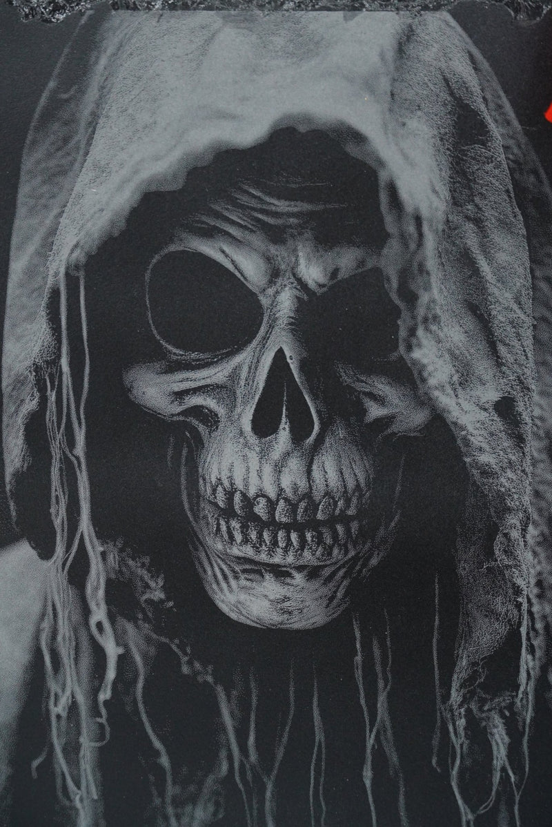 Halloween Untersetzer "Skull Death" - personalisierbar - RJC - Circle