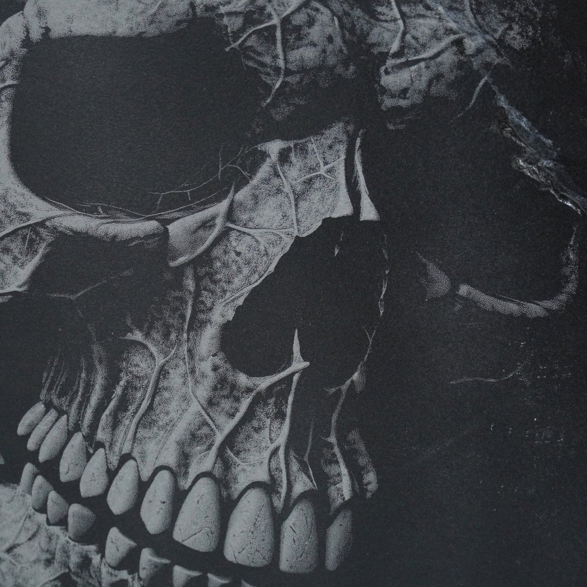 Halloween Untersetzer "Skull" - personalisierbar - RJC - Circle