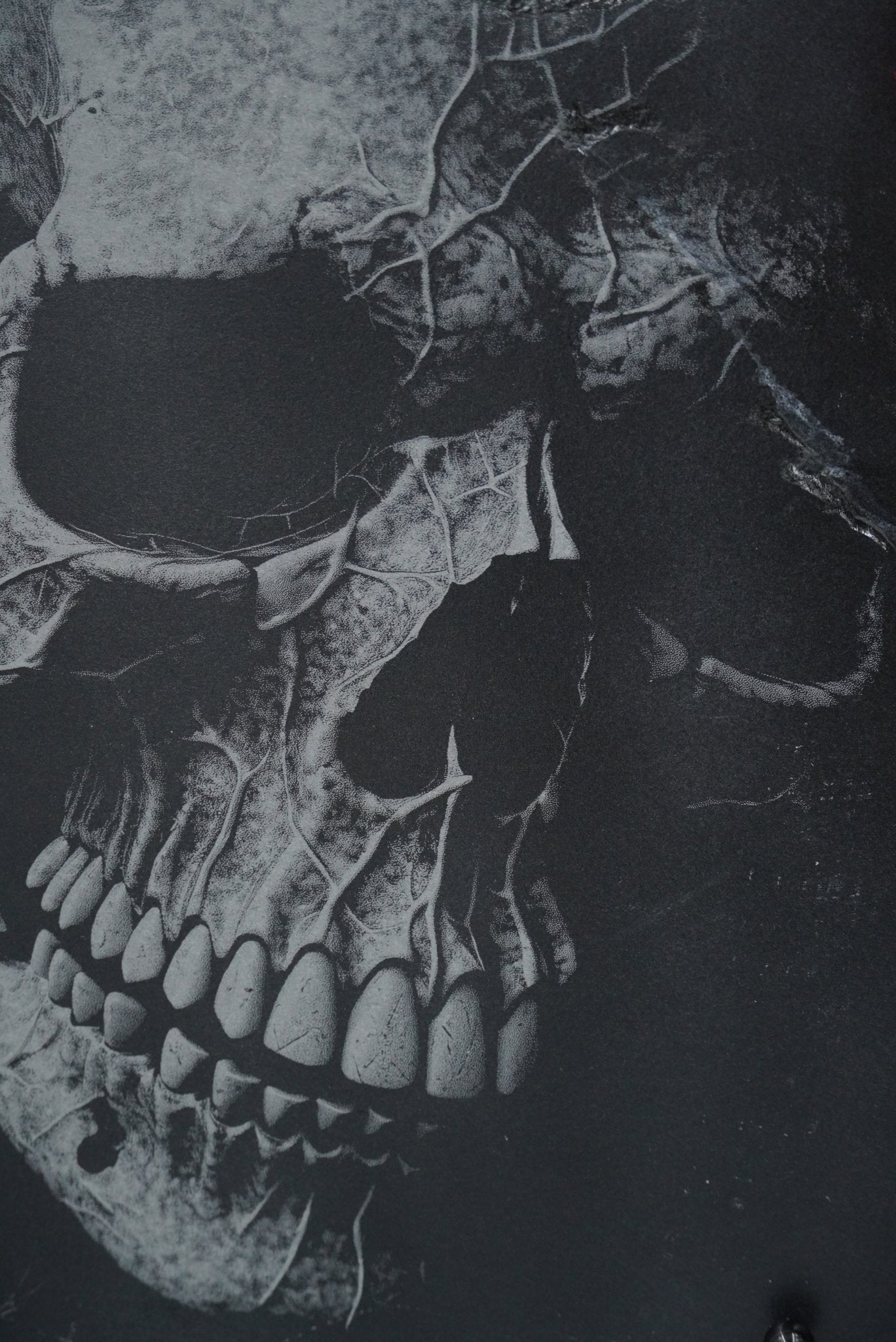 Halloween Untersetzer "Skull" - personalisierbar - RJC - Circle