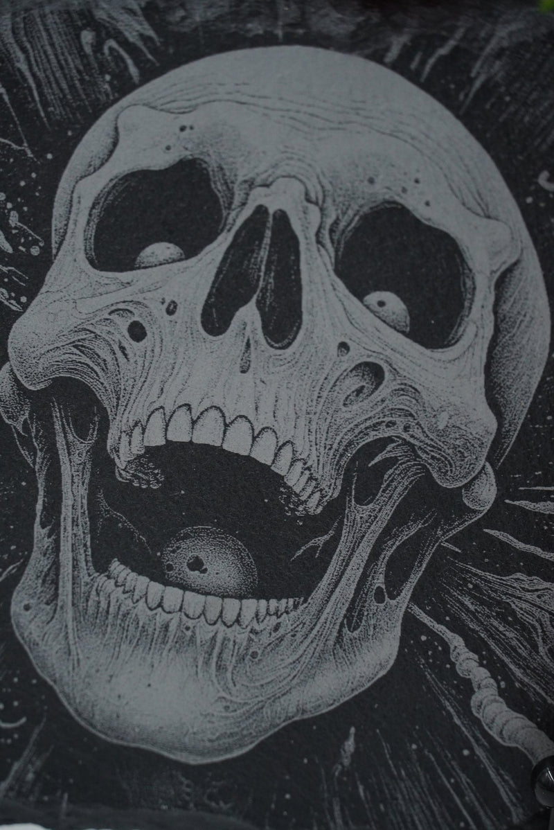 Halloween Untersetzer Skulls personalisierbar - RJC - Circle