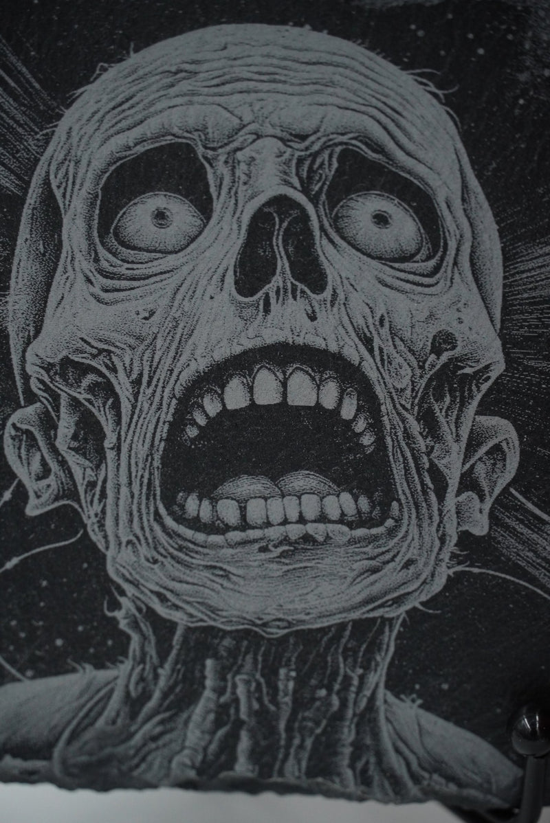 Halloween Untersetzer Skulls personalisierbar - RJC - Circle