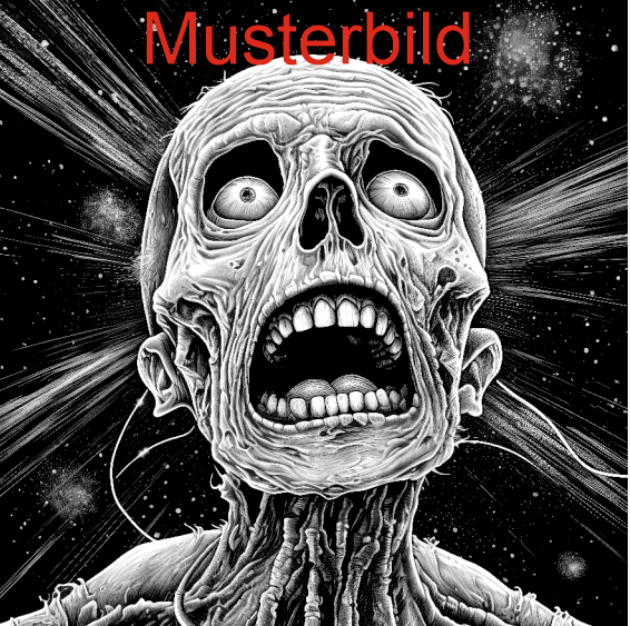 Halloween Untersetzer Skulls personalisierbar - RJC - Circle