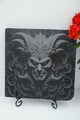 Halloween Untersetzer "Teufel" - personalisierbar - RJC - Circle