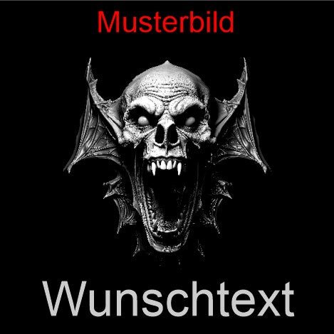 Halloween Untersetzer "Vampir" personalisierbar - RJC - Circle