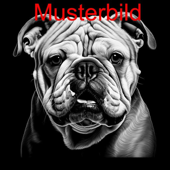 „Hier wache ich“ Schieferschild mit Gravur – Haustier Türschild für Hundehalter - RJC - Circle