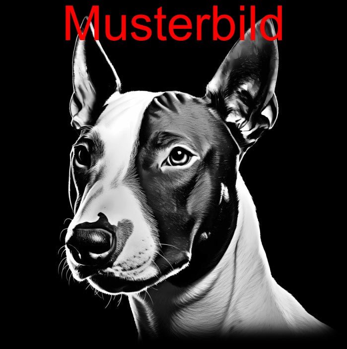 „Hier wache ich“ Schieferschild mit Gravur – Haustier Türschild für Hundehalter - RJC - Circle