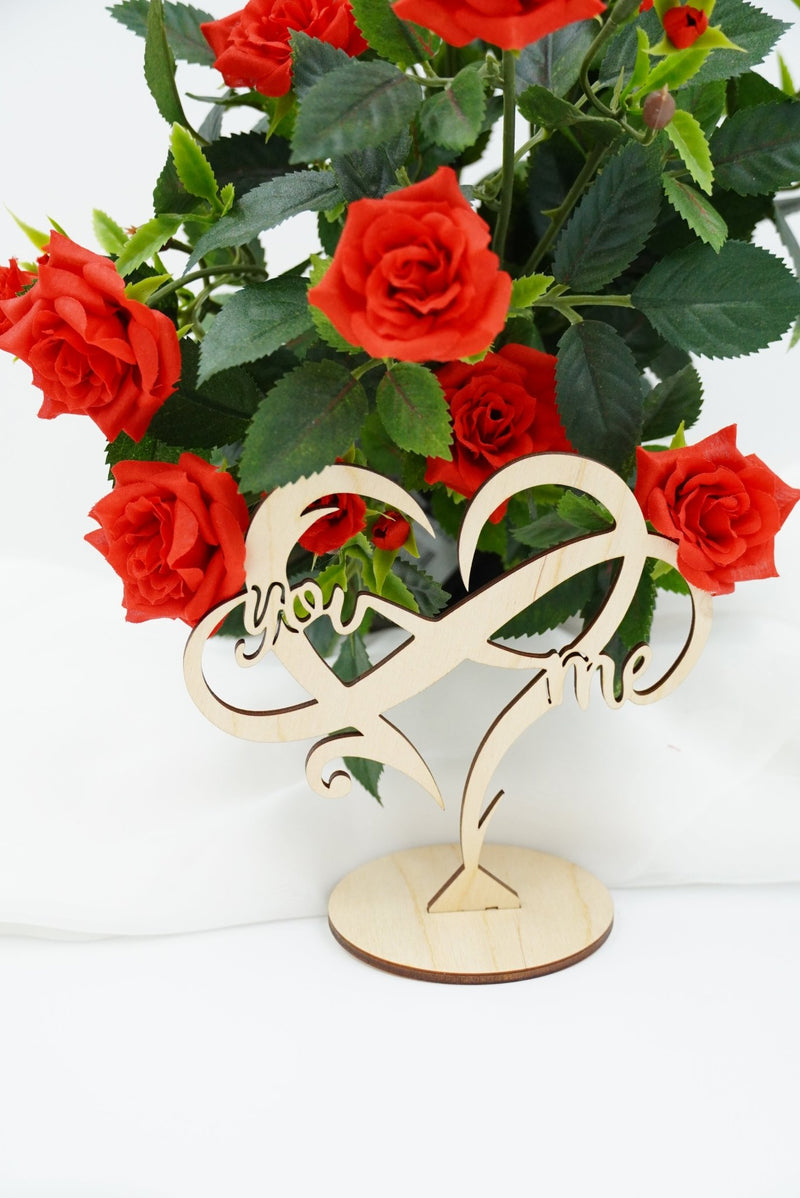 Hochzeit "Unendlichkeitszeichen mit Herz" - personalisiert - RJC - Circle