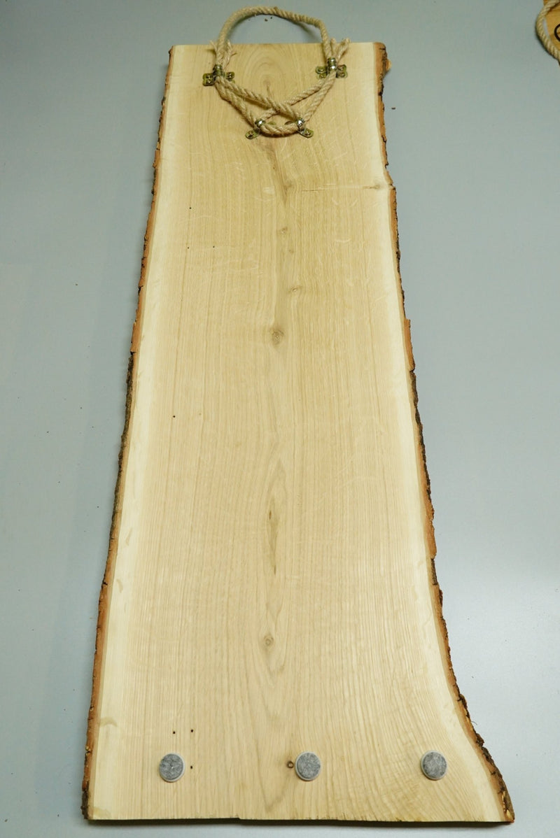 Individuelle Fotogravur auf Schieferplatte ca. 3 x 20*20 cm + 2 x 30x20 cm mit rustikaler Holzschwarte hochkant – Dein Foto als Kunstwerk - RJC - Circle