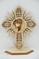 Kreuz Jesus mit Lichtstrahlspitzen, mehrschichtig 3D Effekt - personalisierbar - RJC - Circle