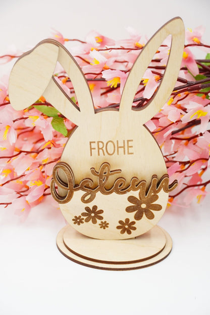 Osterhase Geschenkkarten - /Gutschein - Halter - personalisierbar - RJC - Circle