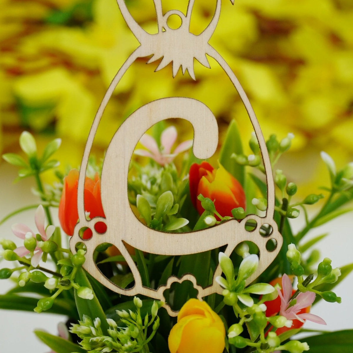 Osterschmuck mit Buchstabe "A bis Z" - RJC - Circle