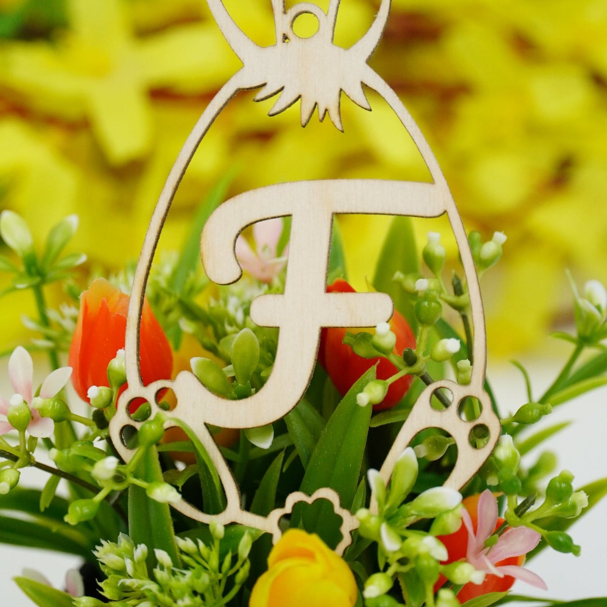 Osterschmuck mit Buchstabe "A bis Z" - RJC - Circle