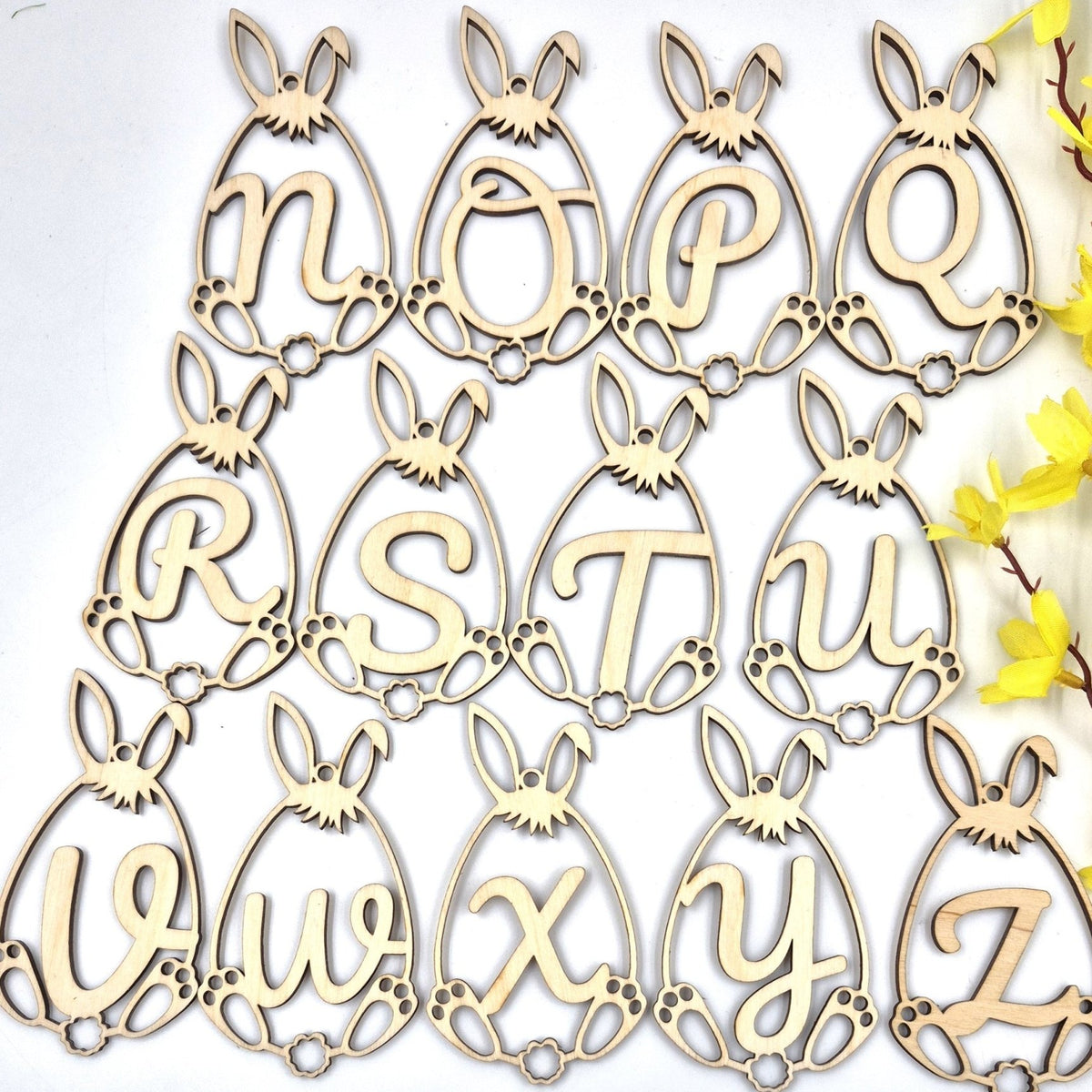 Osterschmuck mit Buchstabe "A bis Z" - RJC - Circle