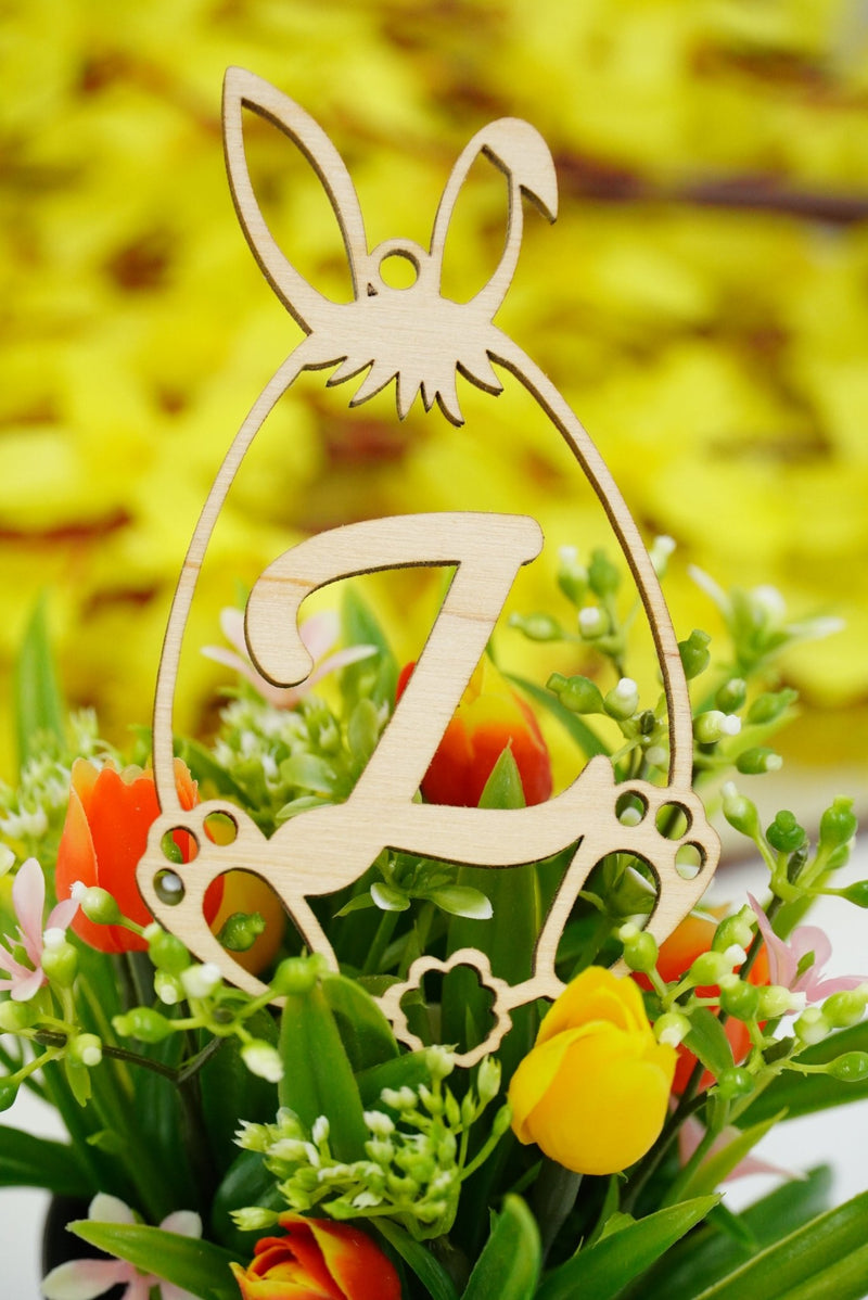 Osterschmuck mit Buchstabe "A bis Z" - RJC - Circle