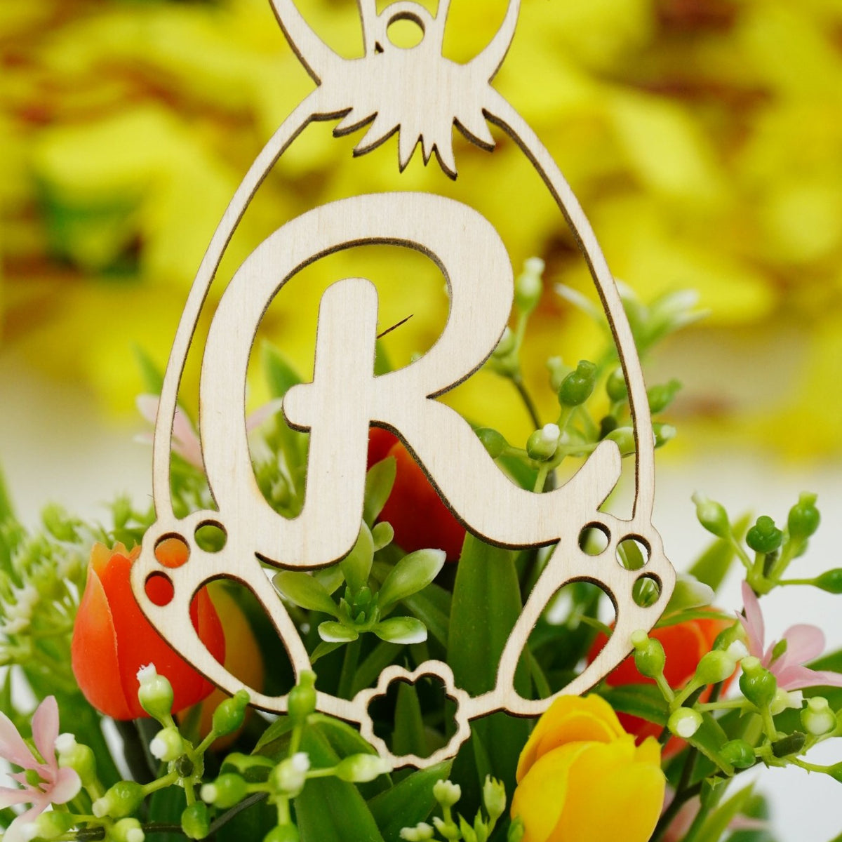 Osterschmuck mit Buchstabe "A bis Z" - RJC - Circle