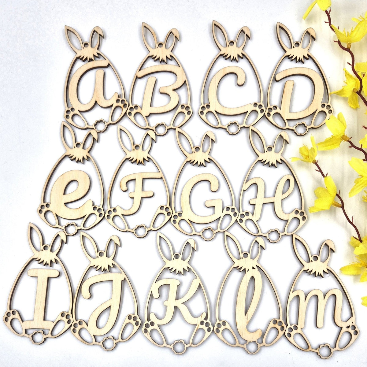 Osterschmuck mit Buchstabe "A bis Z" - RJC - Circle