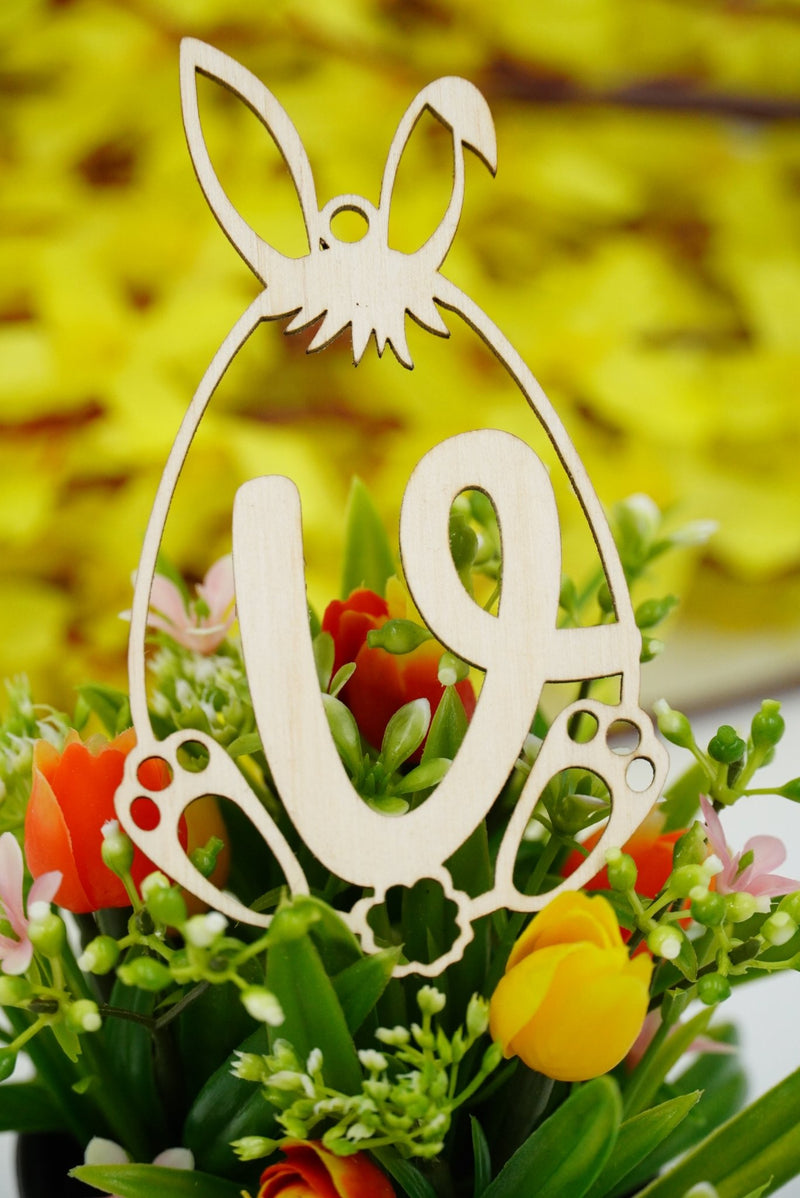 Osterschmuck mit Buchstabe "A bis Z" - RJC - Circle