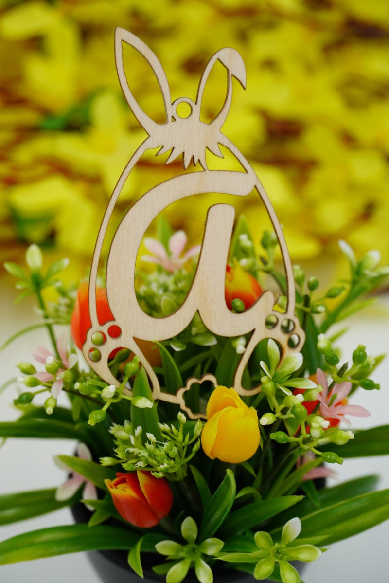 Osterschmuck mit Buchstabe "A bis Z" - RJC - Circle
