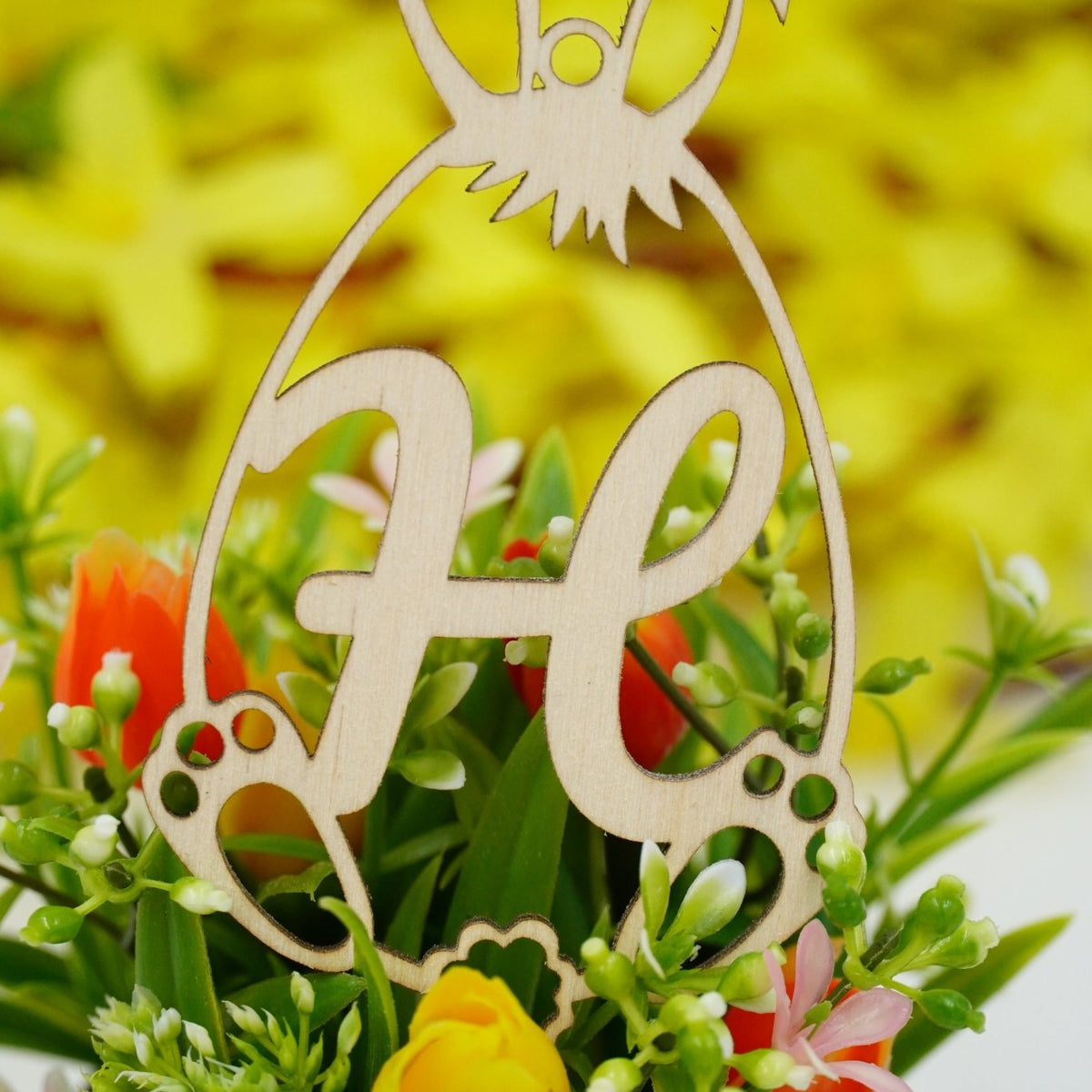 Osterschmuck mit Buchstabe "A bis Z" - RJC - Circle