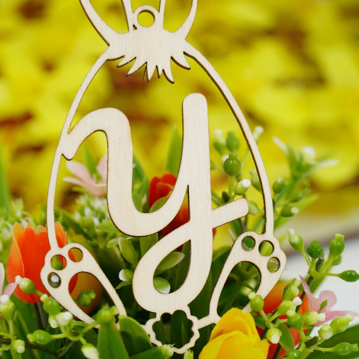Osterschmuck mit Buchstabe "A bis Z" - RJC - Circle