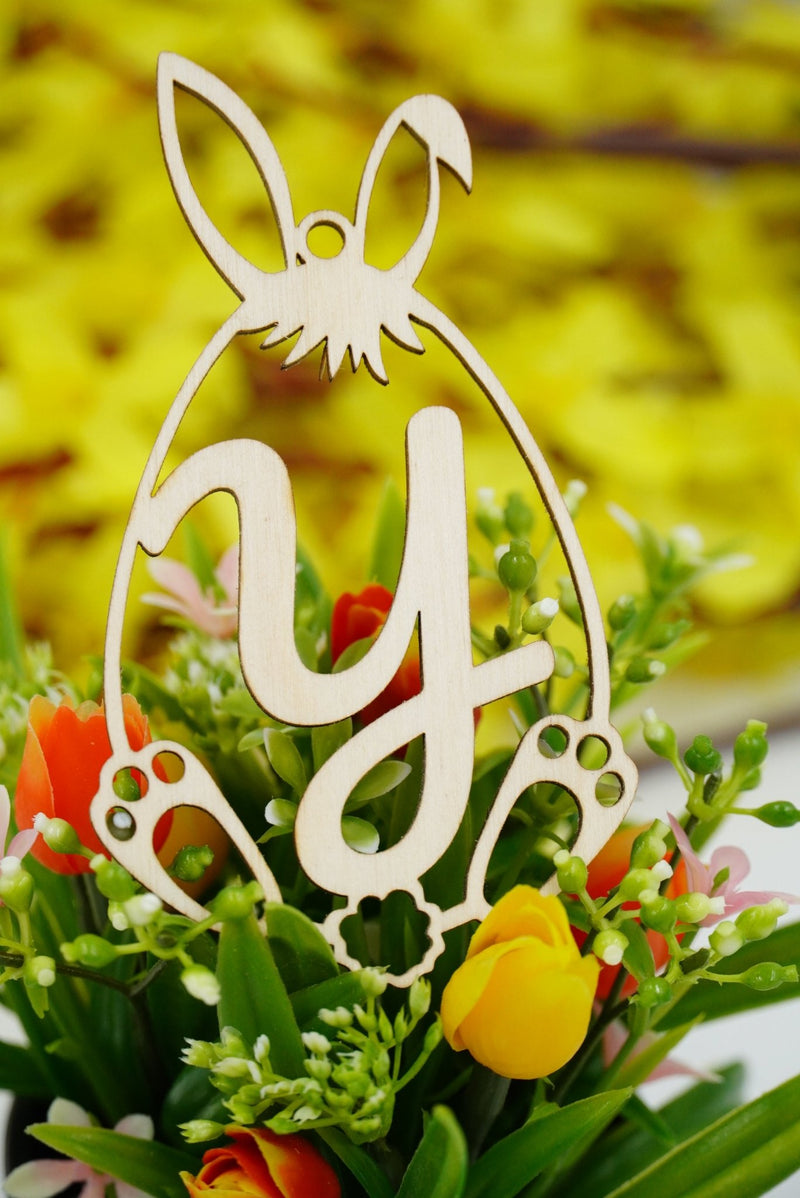 Osterschmuck mit Buchstabe "A bis Z" - RJC - Circle