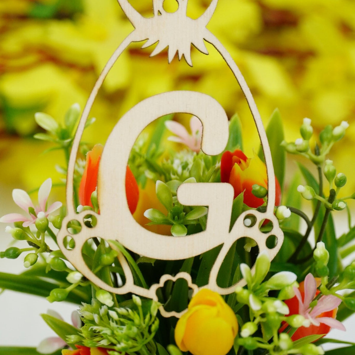Osterschmuck mit Buchstabe "A bis Z" - RJC - Circle