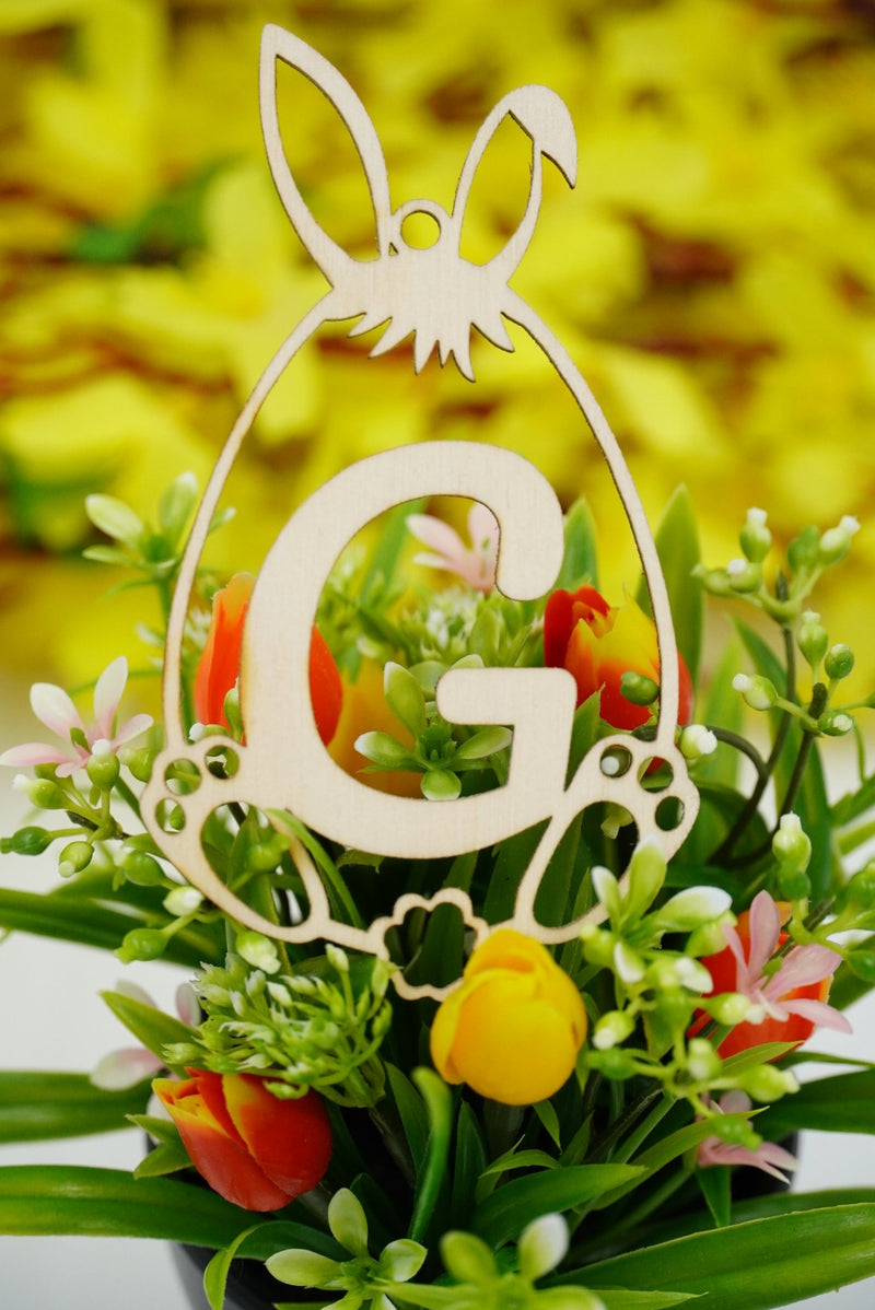 Osterschmuck mit Buchstabe "A bis Z" - RJC - Circle