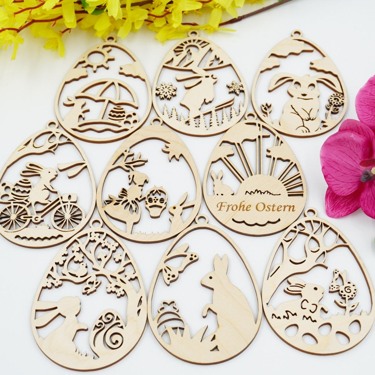 Osterschmuck - verschiedene Lasercuttings > Teil 4 - RJC - Circle