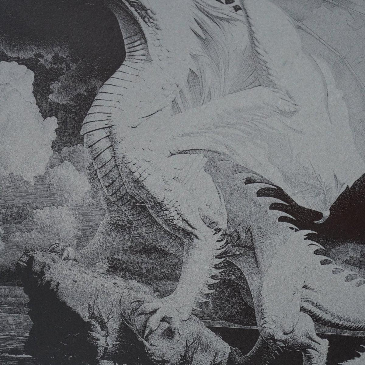 Sagenwelt Untersetzer "Drache" der Dritte - personalisierbar - RJC - Circle