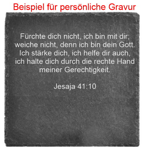 Schieferplatte Jesus Dornenkrone Seitenportrait - personalisierbar - RJC - Circle