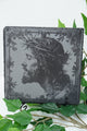 Schieferplatte Jesus Dornenkrone Seitenportrait - personalisierbar - RJC - Circle