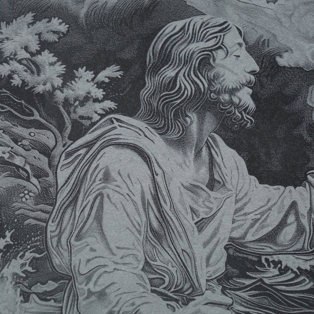 Schieferplatte Jesus Himmel - personalisierbar - RJC - Circle