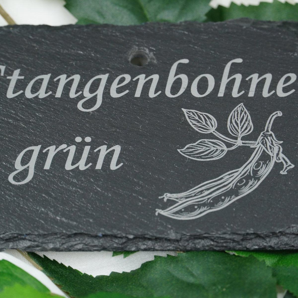 Schieferschild für Gemüse und mehr – Laser graviert & wetterfest - RJC-Circle