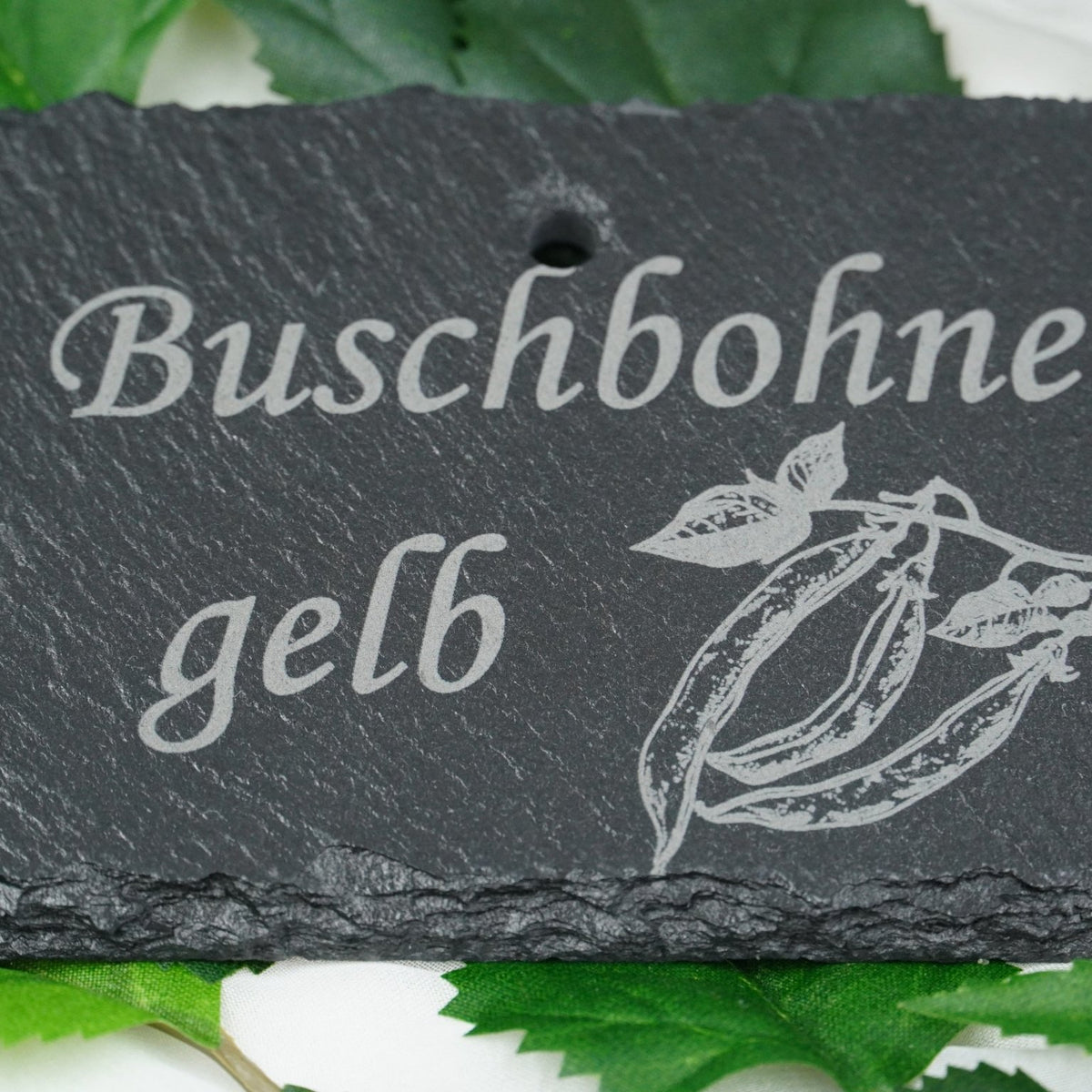 Schieferschild für Gemüse und mehr – Laser graviert & wetterfest - RJC-Circle