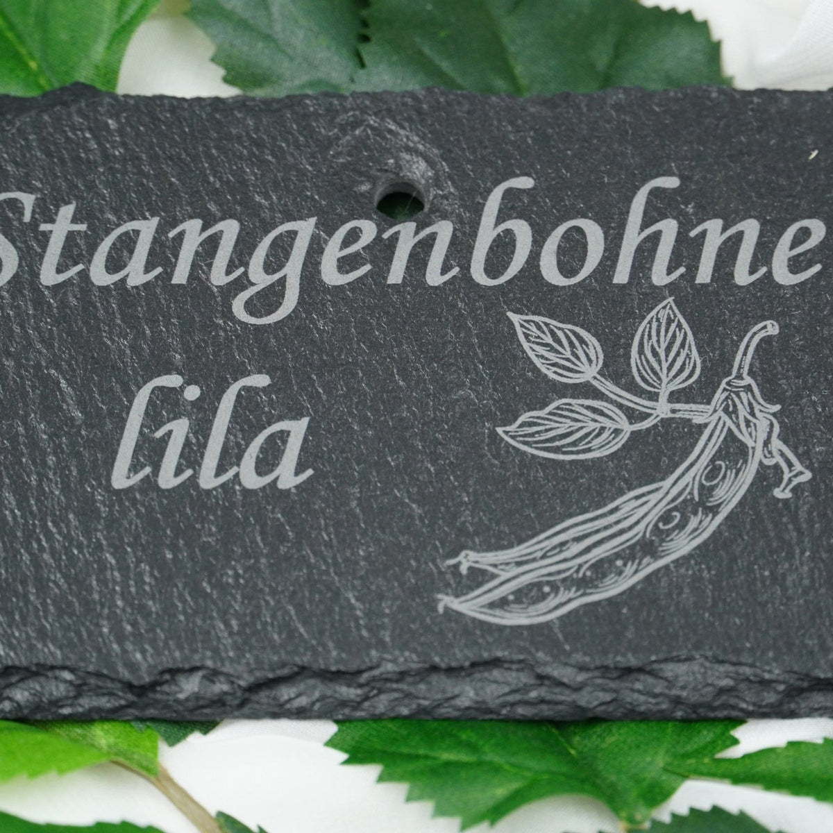 Schieferschild für Gemüse und mehr – Laser graviert & wetterfest - RJC-Circle