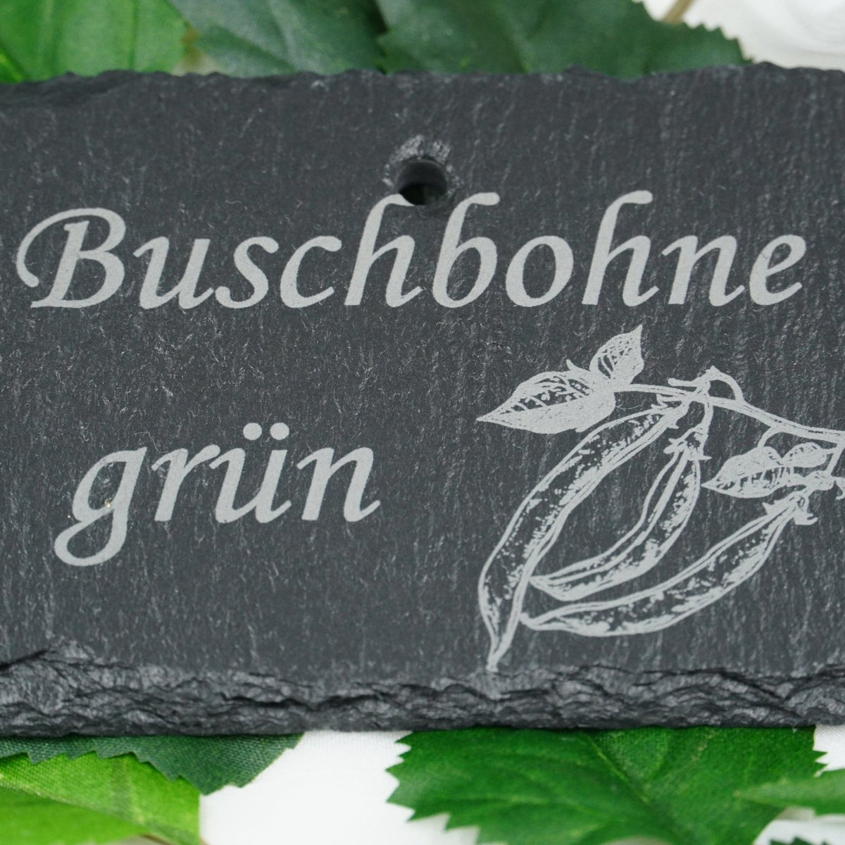 Schieferschild für Gemüse und mehr – Laser graviert & wetterfest - RJC-Circle