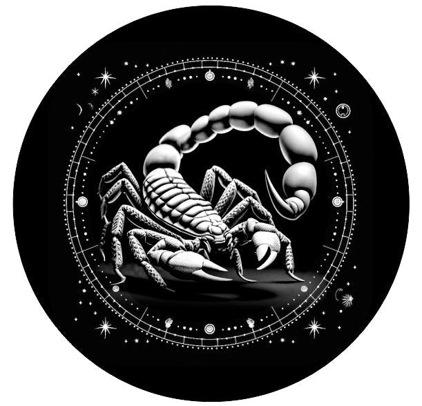 Sternzeichen auf Schieferplatte, personalisierbar - RJC - Circle