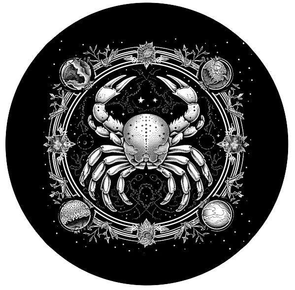 Sternzeichen auf Schieferplatte, personalisierbar - RJC - Circle