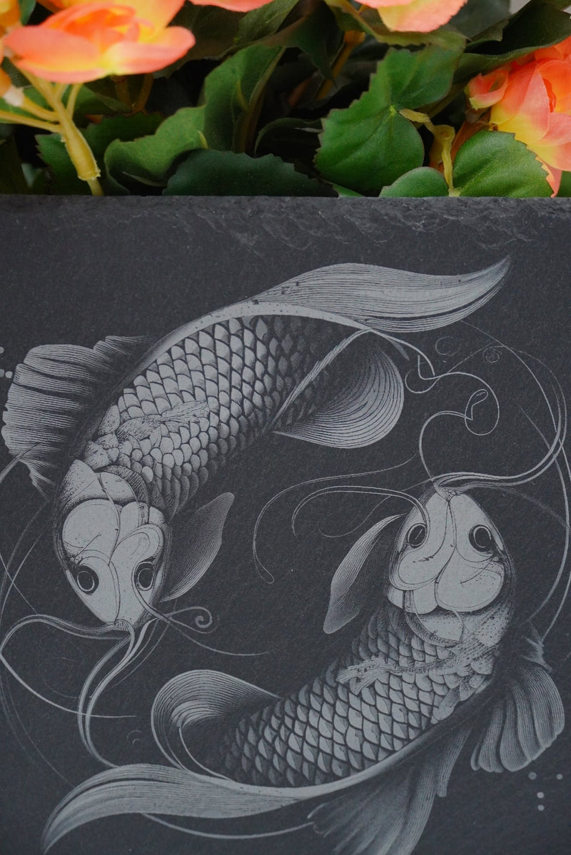 Sternzeichen auf Schieferplatte, personalisierbar - RJC - Circle