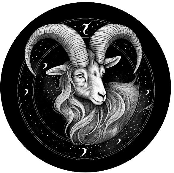 Sternzeichen auf Schieferplatte, personalisierbar - RJC - Circle