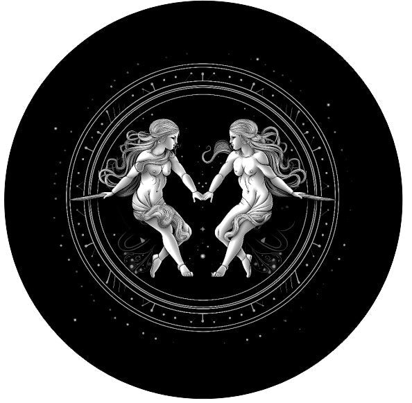 Sternzeichen auf Schieferplatte, personalisierbar - RJC - Circle