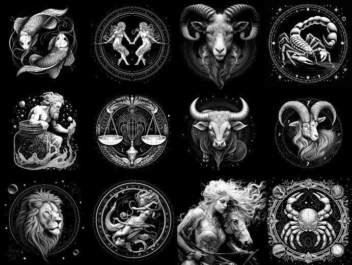 Personalisierte Schieferplatte mit Sternzeichen-Gravur, handgefertigt in Niederbayern, Lasergravur mit Namen und Datum