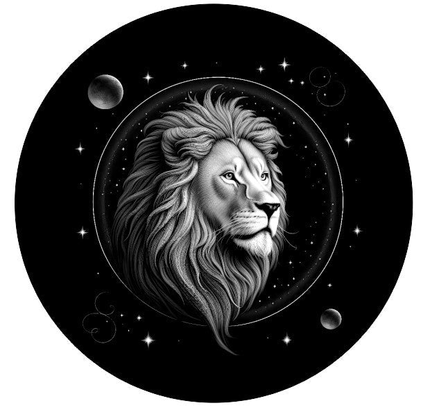 Sternzeichen auf Schieferplatte, personalisierbar - RJC - Circle